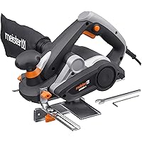 Meister Elektrohobel MEH 900-1, 900 W - Hobelbreite 82 mm - Spantiefe 3 mm - Falztiefe 15,5 mm - Mit Seiten…