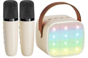 YLL Karaoke Microphone 2 Pack(K1 Beige), K1-L