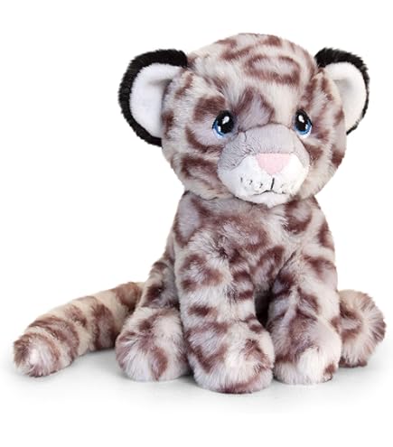 Keeleco Plüschtier Tiger, Ca. 18 Cm – Aus Recycelten Materialien & Mit Aufgestickten Augen