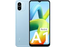 Redmi A1 (Light Blue, 2GB RAM, 32GB Storage) | Segment Best AI Dual Cam | 5000mAh Battery | Leather Texture Design | Android 