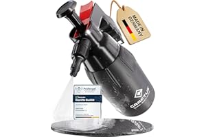 CRAFTUS® Pressure Sprayer 1 L for Even Distribution of Liquid, Pump Spray Bottle for Car, Home, Garden, Cleaning Products etc. Pump Bottle with Pressure Relief Valve & Adjustable Nozzle