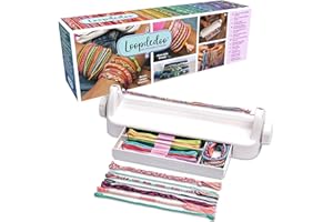 Goliath - LOOPDEDOO – Kit Braccialetti dell’Amicizia Fai-da-Te per Bambini dagli 8 anni in su – Telaio Rotante Facile e Divertente – Include 12 Fili di Cotone 100% – Attività Creativa – Idea Regalo