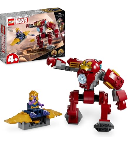 Blue Ocean Iron Man Minifiguren-Set – Folienpackung Mit 5 Teilen + 1 Figur, Ca. 45 Mm