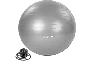 ‎MOVIT MOVIT Gymnastikball »Dynamic Ball« inkl. Pumpe, 55 65 75 85 cm, 7 Farben, Maximalbelastbarkeit bis 500kg, berstsicher, Fitness-Ball, Sitzball, Yogaball, Pilates-Ball, Balance