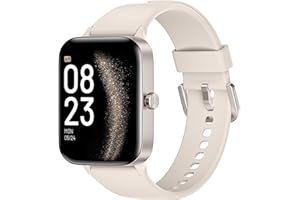 KIUVKAS Smart Watch for Men Women Answer/Make Call, 1.95" Full Touch Screen Fitness Watch with Blood Pressure and Sleep Monitor, Fitness Tracker with 140+ Sports Step Counter for Android iOS