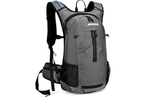Arvano Mochila de hidratación con Bolsa de Agua 2L, Mochila vejiga de Agua térmico para Bicicleta Montaña, Ciclismo, Esquí, Senderismo, Ligero Bolsa de Deportes