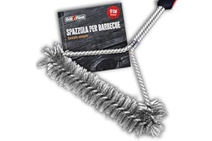 Spazzola grill Premium Grillfürst/Spazzola in acciaio inox 39 cm