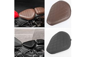 TAZGANTAX Coussin de siège de passager arrière + coussin de siège de conducteur avant pour H-onda Rebel CMX 300 CMX 500 Rebel 300 Rebel 500 2017-2022 (Siège du conducteur avant - Noir)