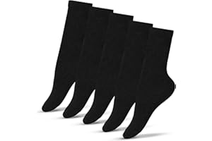 bisoo Chaussettes Enfant pour Garçons et Filles - Idéales pour l'École et l'Uniforme Scolaire - Confection Coton Oeko-Tex - Choisissez votre Taille et votre Couleur