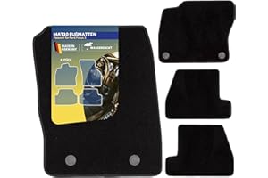 MAT10 – Auto-Fußmatten passend für Ford Focus 3 (BJ 04/2015-08/2018, 5-Türer) aus Dilour (Nadelfilz) | Automatten-Set, 4-teilig | Made in Germany, Erstausrüsterqualität