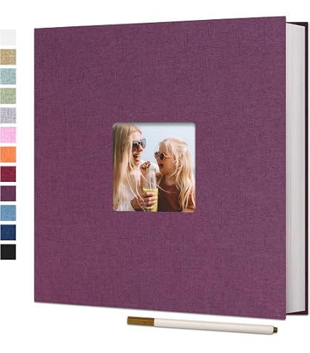 Albums Photos Jumbo Lot De 2 - 100 Pages Chacun Pour 500 Photos 10x15 - Noir Avec Pages Pergamine