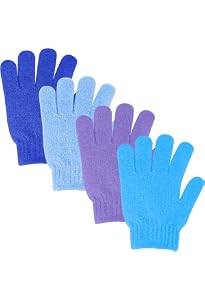 Peeling-Handschuhe Für Die Dusche – Doppelseitig, 24 Stück – Hautpflege & Körperpeeling Im Spa-Stil