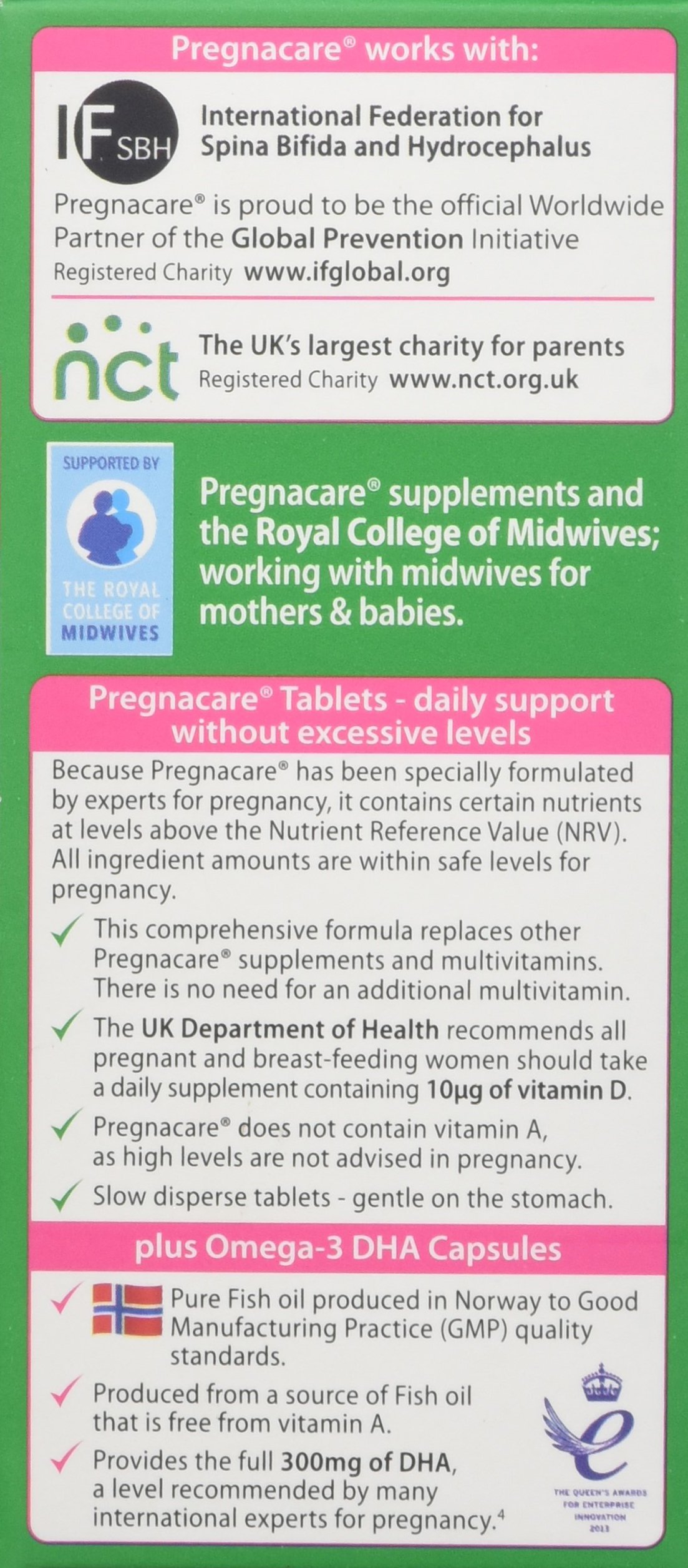 Vitabiotics Pregnacare Plus Tablets 56 Tablets The Supreme Vitamin Store