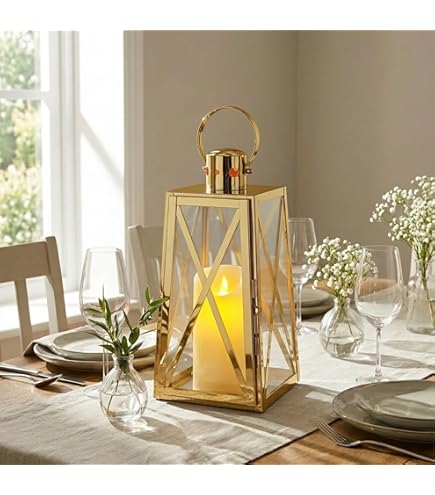 Prachtige IJzeren Rustieke Lantaarn Met Glaswerk Voor Binnen Of Buiten | Ultimate Cosy Places