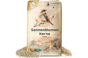 VOGELFOOD WIR SIND GUT ZU VÖGELN 25 kg geschälte Sonnenblumenkerne BRUCH Ganzjahresvogelfutter