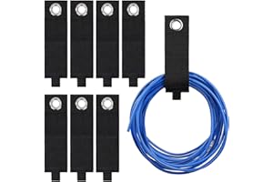 QH-SHOP 8 Piezas Correas de Almacenamiento Nylon Correas para Cable de Extensión Mangueras Cables Cuerdas Organizadores de Garaje 50 * 330 mm