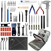 70PCS 3D Printer Accessories, 3D Printer Tool Kit with Nozzle Cleaning Set, Cleaning Needles, Removal Tools, Repair Knife, To