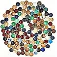 500g/1.1lb Random Color Irregular Ceramics Mosaic Tiles,DIY Making Creative Ceramic Mosaic Tiles for DIY Craft Plates Flowerpots Vases Cups Mosaic Making Supplies (Round 1)