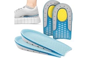 SULPO Hälinlägg med Gel för att lindra Fersensporn, Osynlig hälkudde, Hälinlägg för Herr och Dam för Stadsskor och Sneakers