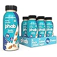 Phab Ready-to-Drink 18g Protein Milkshakes, Healthy & Delicious Pack 6 x 200ml (Vanilla Almond) with No Added Sugar