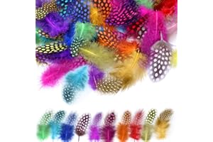 120 piezas Plumas manualidades, MWOOT Plumas de Faisán 5-13 cm Plumas Naturales para Pascua Máscara de Catcher Sueño Prendas de vestir DIY Artesanía Sombrero