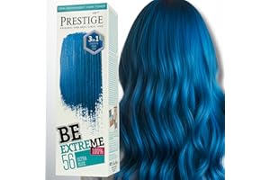 Vip's Prestige Be Extreme |Tóner Semipermanente para el cabello Color 56 Ultra Azul | Pigmento Puro | Da Color a Cabellos Decolorados o Canosos | Sin Amoniaco, Sin Parabenos y PPD