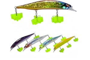 RuiJiaXiang fishing lures hard bait Kit 18g 13.5cm 5pcs Minnow lures set Treble Fishing Hooks for Freshwater/Saltwater