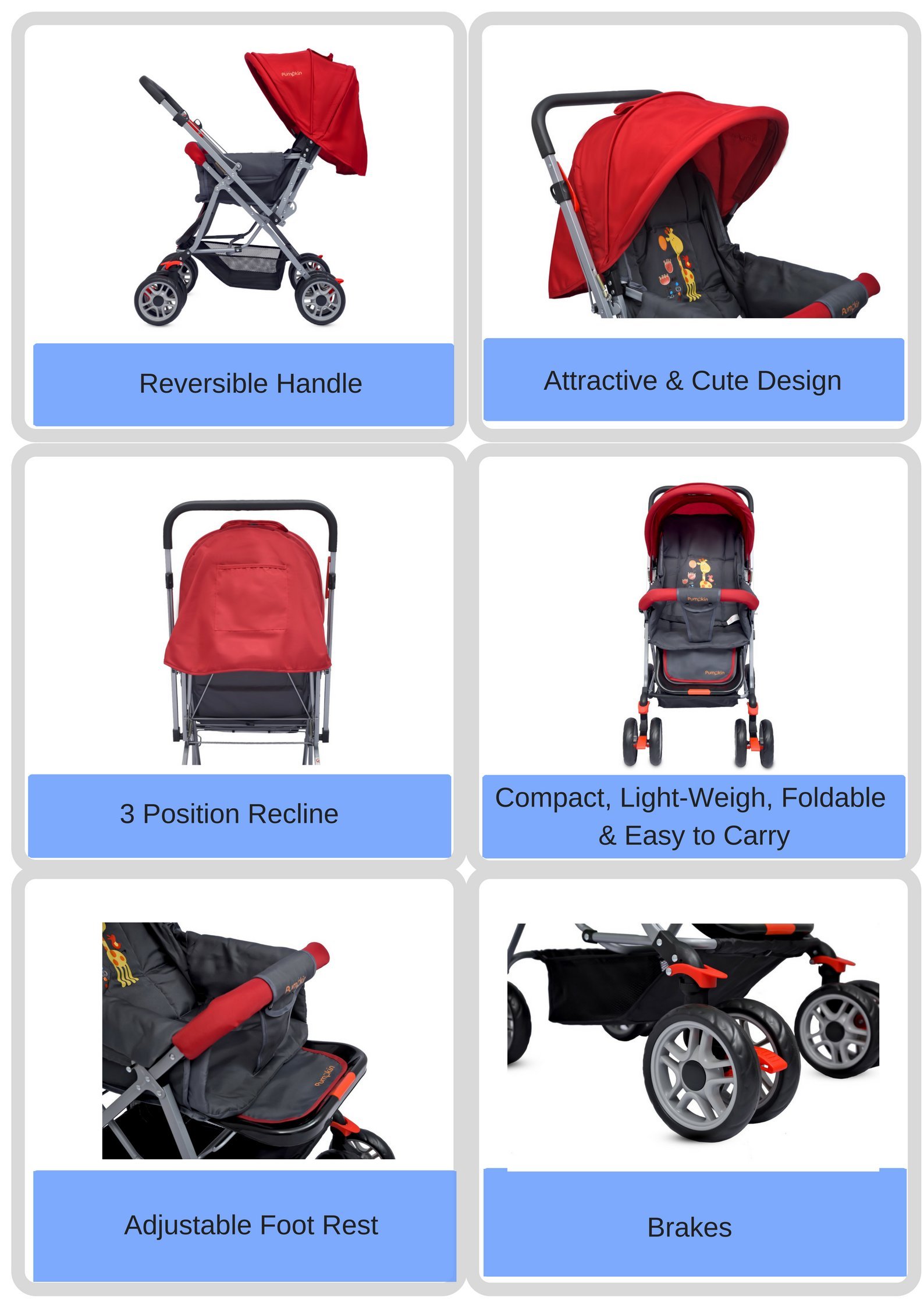 little pumpkin baby stroller buggy