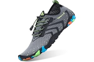 SAGUARO Herren Badeschuhe Damen rutschfeste Sohle Schnell Trocknend Schwimmschuhe