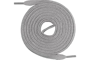 Lacets Mount Swiss© Premium, 1 paire de lacets plats, 100% coton, indéchirables, largeur 7 mm, longueur 45‑200 cm