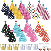 Muorruo Lot De 10 Mini-chapeaux De Fête Pour Peluches, Figurines
