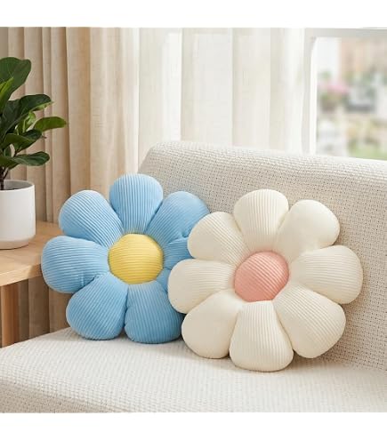 Cuscini a forma di fiore per divano, decorazione per la stanza