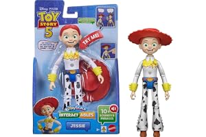 Mattel Disney and Pixar Toy Story 5 Interactables Talking Figures, 7 Inch Playscale, Movie Phrases & Converses with Others in Line, Characters Vary, JKV27
