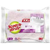Scotch-Brite XXL Bath Scrubber Sponge, 1 Piece per Pack - Soft and Durable, for Delicate Surfaces such as Glass, Chrome and C