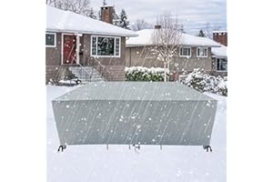 HNKDKJ Gartenmöbel Abdeckung Wasserdicht Winterfest Abdeckplane Gartenmöbel 115x65x80cm/LxWxH 420D Oxford Rechteckig Abdeckplane für Gartentische Terrassenmöbel Anti-UV Staubfest-Silber