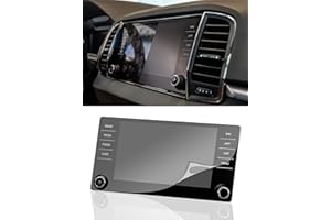 DISSKIN® Displayschutzfolie Kompatibel zu Skoda Kodiaq Amundsen - selbstheilend durch Wärme, Matt, antibakterielle Beschichtung, Anti-Fingerabdruck
