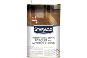 STARWAX - Protective Gloss Restorer for Parquet and Laminate Floors - Shines, Protects and Fades Scratches - Protects from Stains and Wear - 1L - Up to 30m²