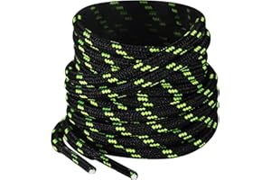 Shecret Cordones Redondos para Botas [2 Pares] - Cordones 4,5mm Antideslizantes y Anti-Rotura para Senderismo, Trabajo & Deporte (70-180 cm) - Hombre/Mujer
