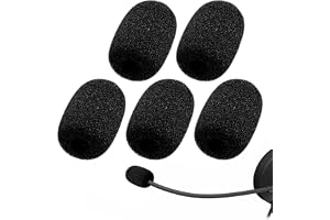 5 stycken skum ersättnings-vindskydd popskydd mikrofon mini mikrofon skum popfilter vindskydd för headset vindruta för undervisning scenframträdande möten