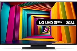 LG 50UT91006LA 50-Inch 4K UHD Smart TV, α5 AI Processor Gen7, Freeview Play and Amazon Alexa, 60Hz, Ashed Blue [Model 2024]