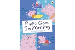 Peppa Goes Swimming: Sticker Story Book (Peppa Pig)
