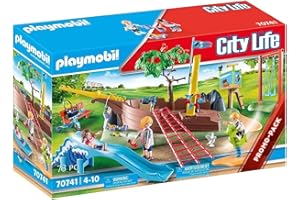 PLAYMOBIL City Life 70741 Abenteuerspielplatz mit Schiffswrack, Ab 4 Jahren