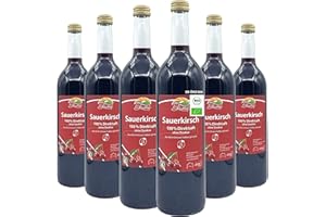 ‎BLEICHHOF Bleichhof Bio-Sauerkirschsaft (6x 0,72l) - 100% Direktsaft, bio, naturrein & vegan. OHNE Zuckerzusatz.