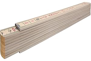 STABILA 14348 drewniana skala ogniw typ 407 N, 2 m, kolor naturalny, skala metryczna