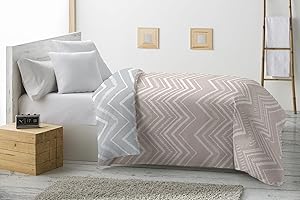 Miracle Home. Edredón nórdico Reversible Nessa de Microfibra 360gr/m², Suave y Transpirable Ideal para Invierno, otoño y Primavera. 250X260. Cama 150.