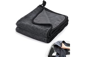 WHIZNOOK 2 Panni Asciutti Doccia 40 X 40 Cm Fast Dry - Panno Asciutto Per La Doccia, Panno In Microfibra Extra Assorbente Per La Pulizia Della Cabina Doccia, Shiny Bath Per Rimuovere L'Acqua In Doccia