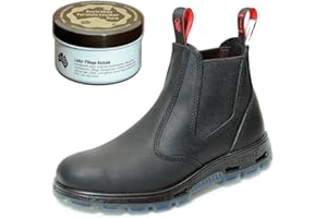 Redback UBBK Work Boots aus Australien - Unisex + Lederpflege | Black