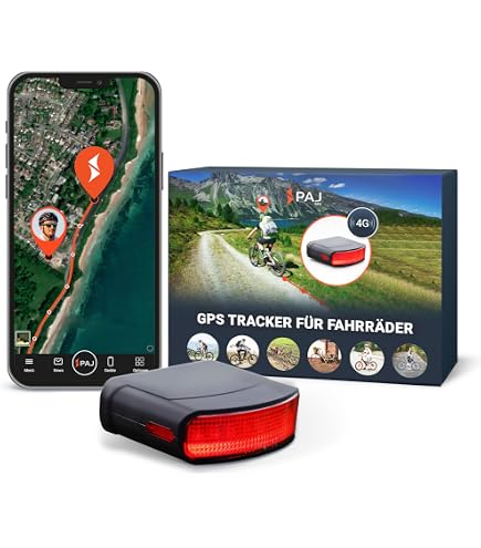 Invoxia Bike Tracker - GPS-Tracker Diebstahlschutz für Fahrräder - Reflektor mit Echtzeit-Alarmfunktionen - Inklusive 3-Jahres-Abo - bis zu 3 Monate Akkulaufzeit - Leicht und Unauffällig