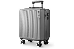 LUGG 15 Inch Vacay Cabin Case - 45x36x20 cm, Airline Approved Carry On Suitcase, ABS Lightweight Suitcase, Water Resistant Hard Suit Case with 360° Spinner Wheels, Carry On Bag with TSA Indent Lock