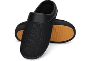 Mishansha Zapatillas de Casa Mujer Hombre Cálido Espuma de Memoria Invierno Pantuflas, Gr.36-48